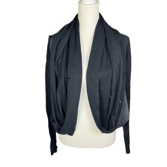 Lululemon Sweater Womens 8 Intuition Sweater Wrap Convertible Cozy Loungewear - Picture 7 of 12